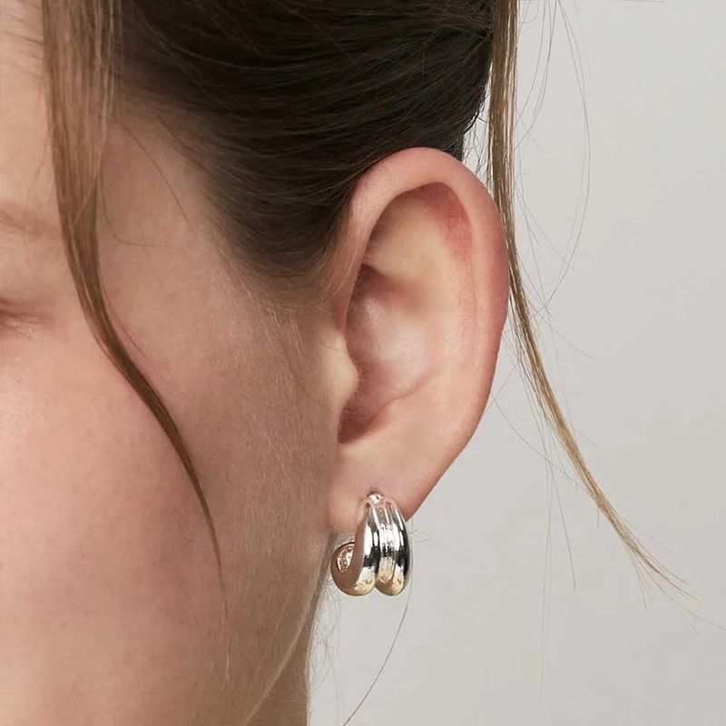 Hei（ヘイ）の「hook double earring（Accessories）」