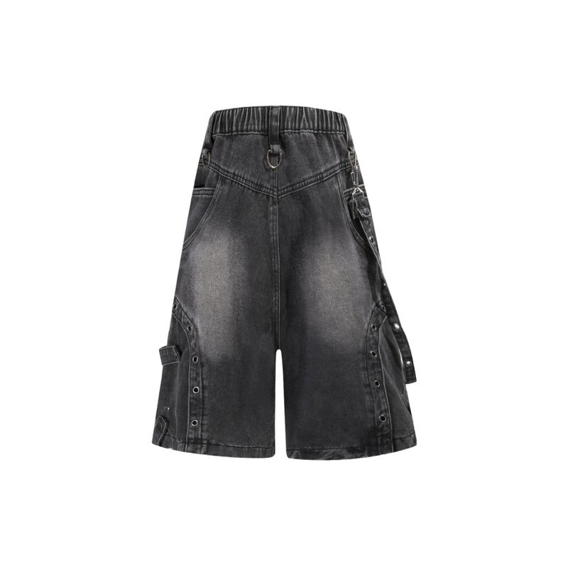 Kyle Ring Pocket Denim Bermuda Pants