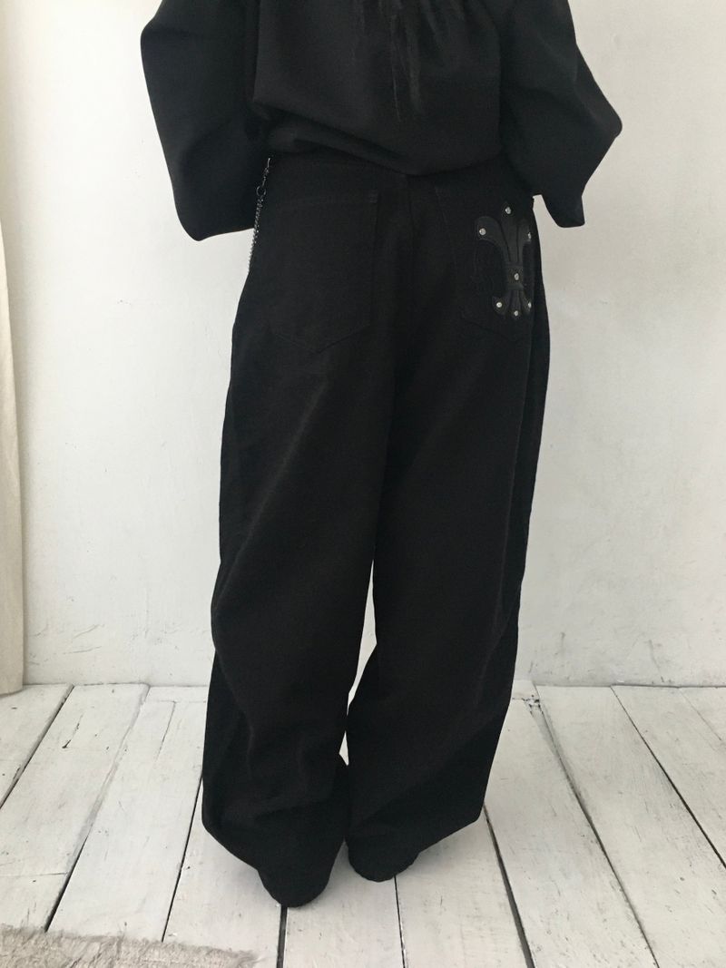 Chrome Bloody Stud Balloon Pants (2c)