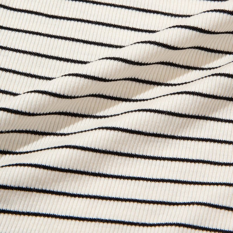 STRIPE CROP SLEEVELESS (IVORY)