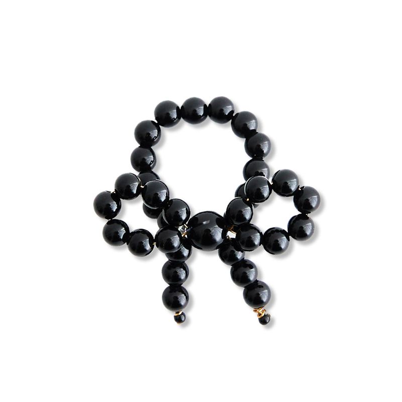 Onyx Ribbon Ring