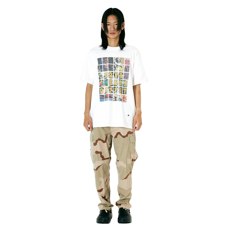 YEO（ワイイーオー）の「ホワイト コミックスTシャツ（トップス）」
