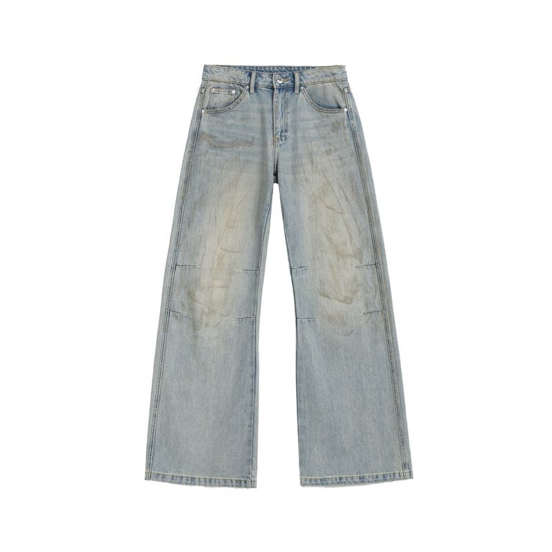 SAIANZI（サイアンズ）の「curved-cut mud-dyed jeans（Pants）」
