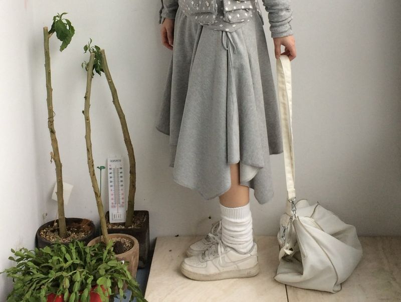 flared ribbon skirt