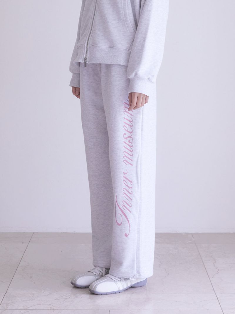Innermuseum（インナーミュージアム）の「Inner Museum Lettering two-way Sweatpants (W-MELANGE)（Pants）」