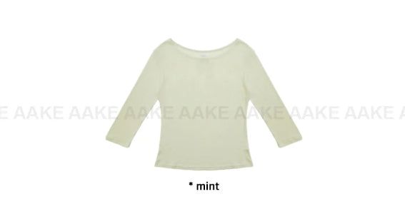 TENCEL LAYERED 3/4 TEE