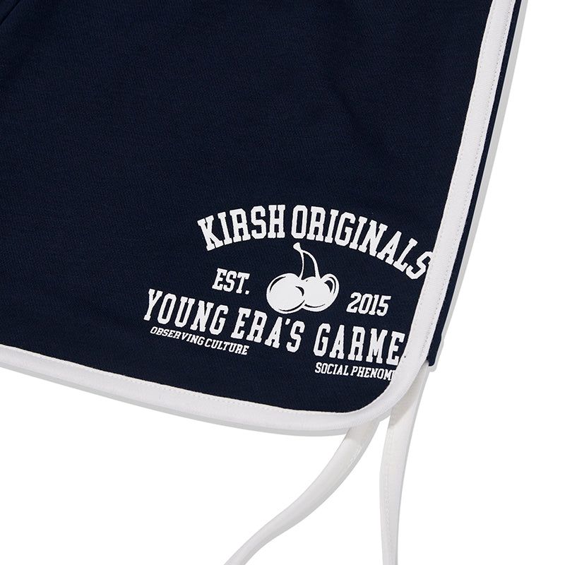 WORDING GRAPHIC DOLPHIN PANTS [NAVY]