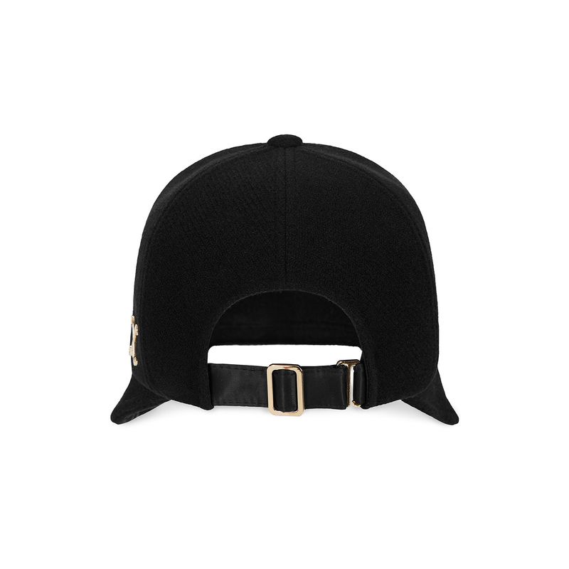 VA Curved Stud Link Bonnet Hat  / Black