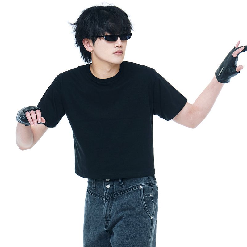 C Wear by the Genius（シーウェア バイザジーニアス）の「マンズクロップTシャツ（トップス）」