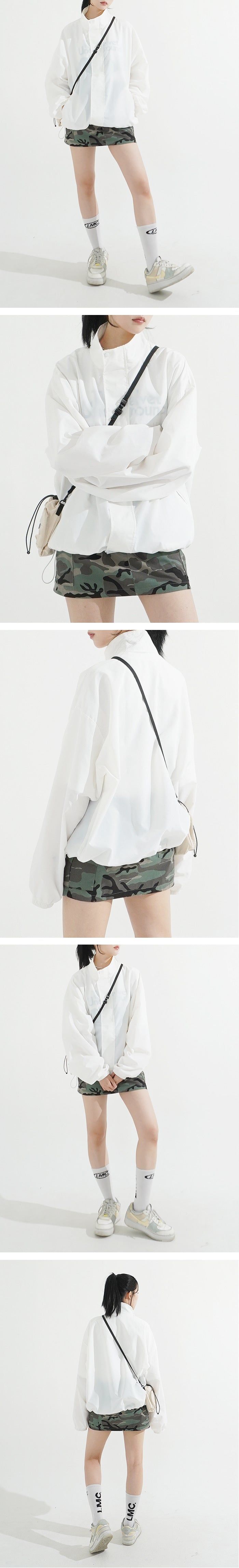 Gorpcore High-neck String Windbreaker