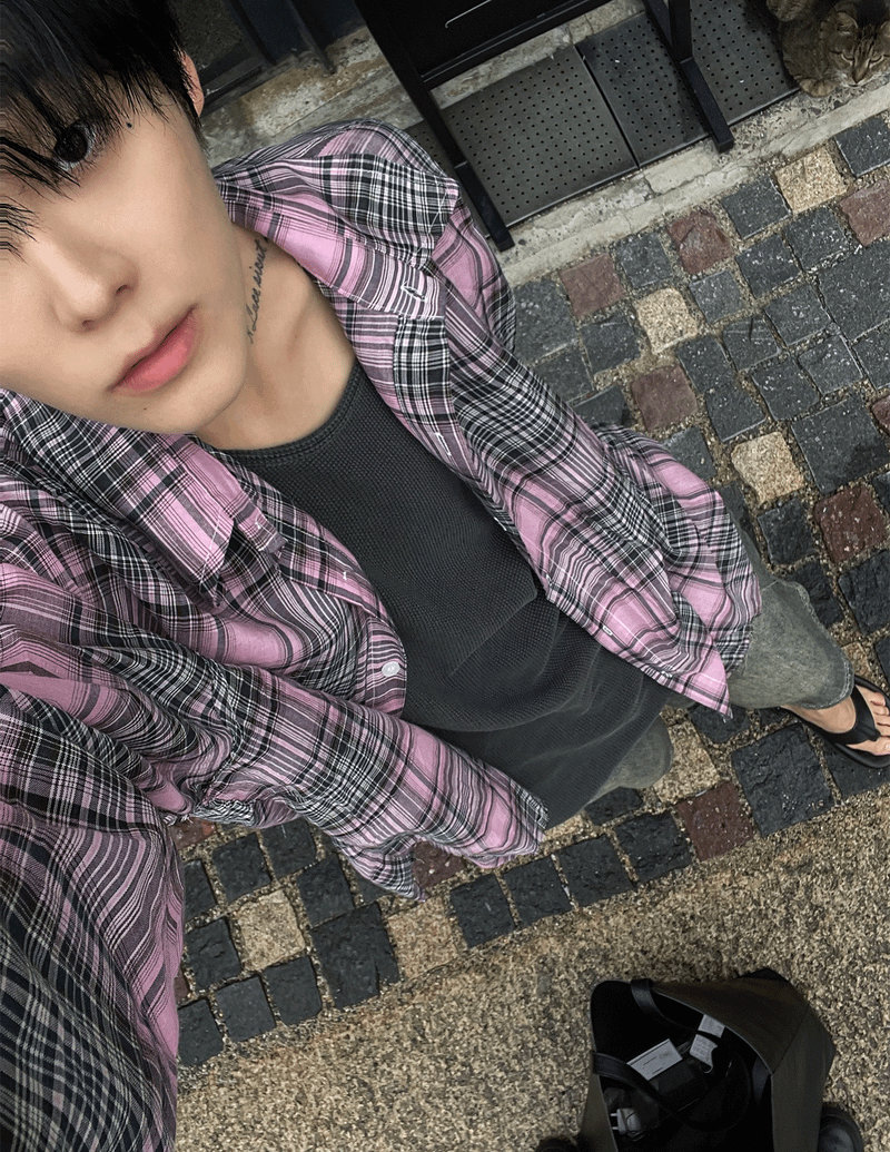 summer check board cutting shirts