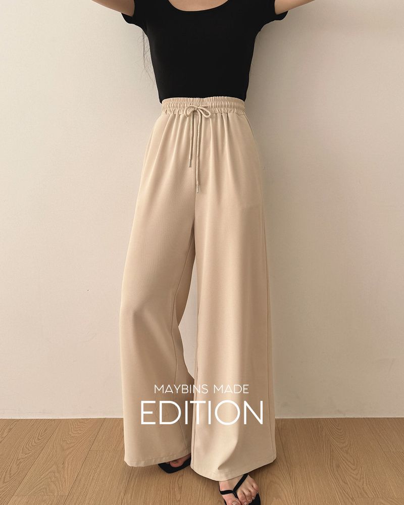 [MADE] Den wide banding pants