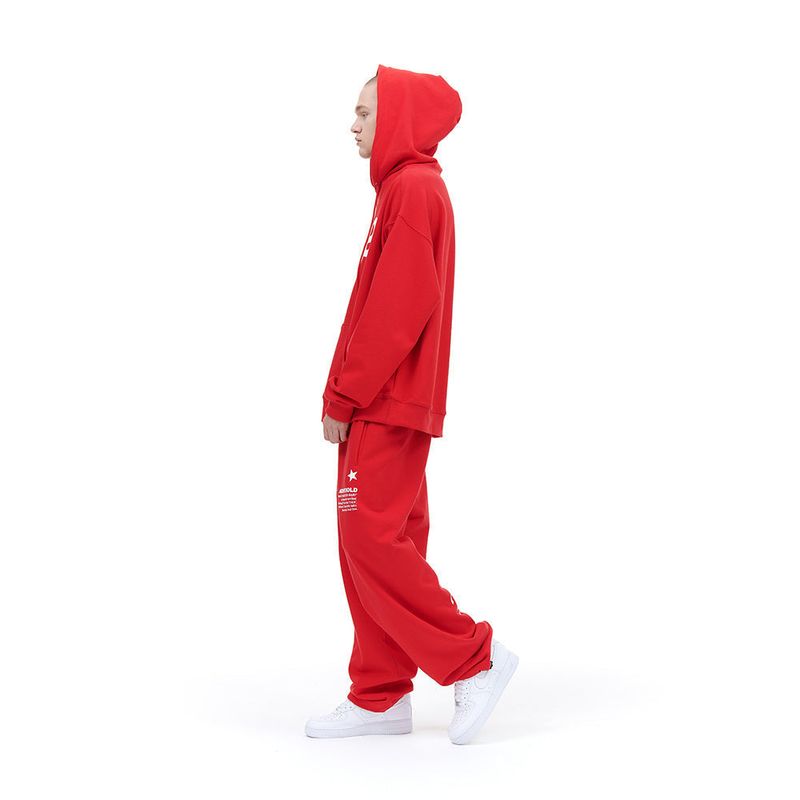 939 LOGO SWEAT PANTS (DEEP RED)