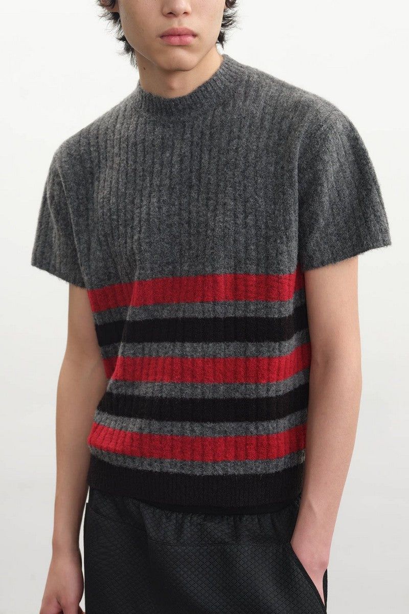 Striped Knit Tee