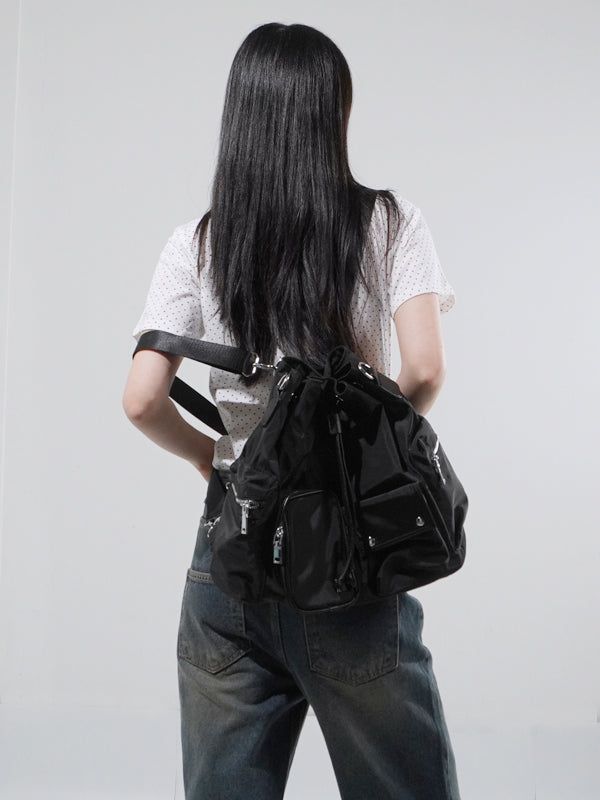 Pocket Multi-Shoulder Bag Backpack (3Way)