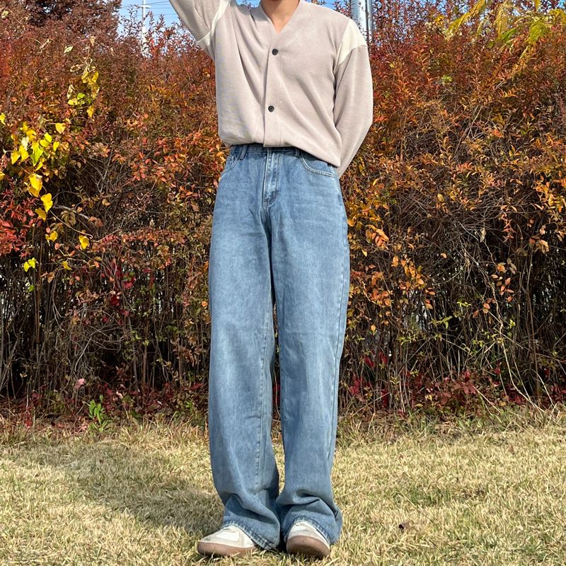 Semi-Wide Side Banding Denim