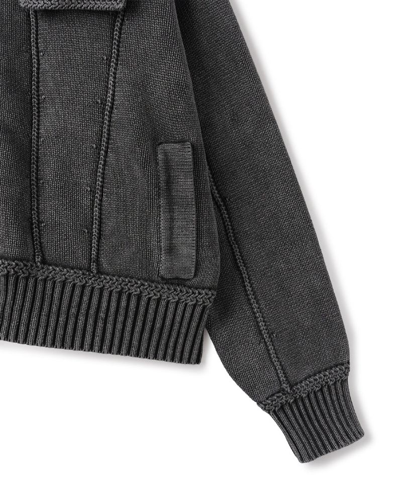 No.1412 trucker washed KNIT CD