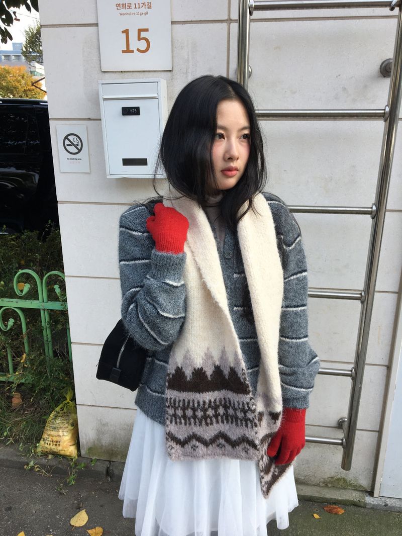 Bichobi Nordic Wool Muffler (4 Colors)