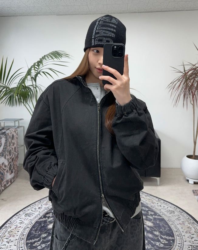 SATIIIZ（サティーズ）の「MAFF Washed Curve Blouson（Jackets/Outerwear）」