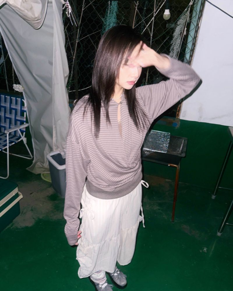 (2color) Ribbon Shirring Pocket Suede Bermuda Pants