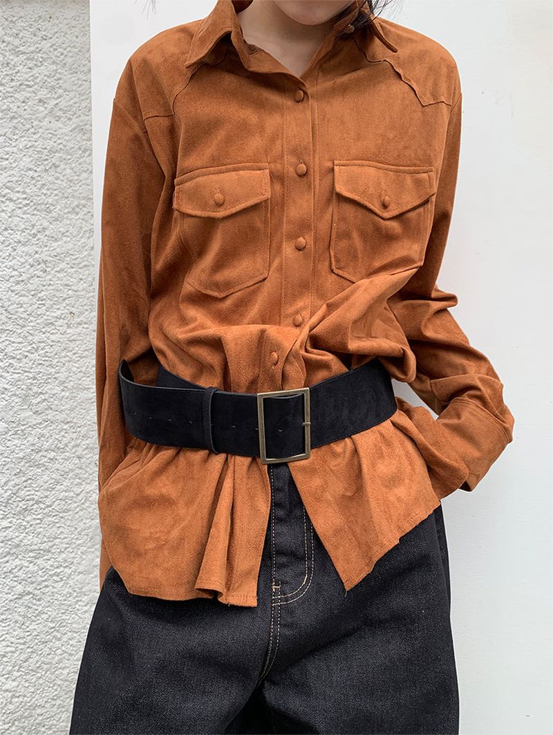 WESTERN SUEDE SHIRT (3C)