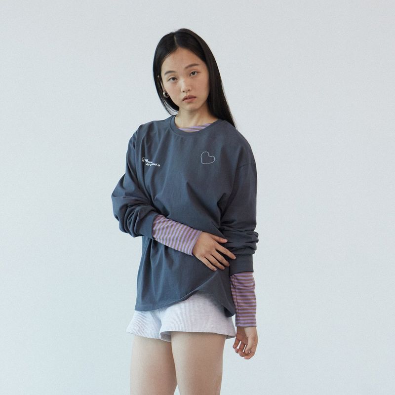 Love more t-shirt_gray