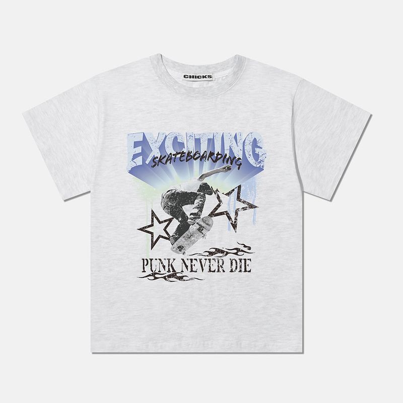 Fuzzy Scan（ファジースキャン）の「EXCITING  T-SHIRT_MELANGE（Tops）」
