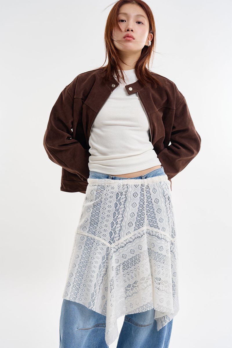 Raucohouse（ラウコハウス）の「Ivy lace layered skirt（Skirts）」