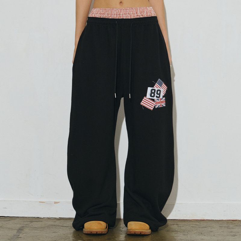 MIDNIGHT MOVE（ミッドナイトムーブ）の「rd check pants (black)（Pants）」