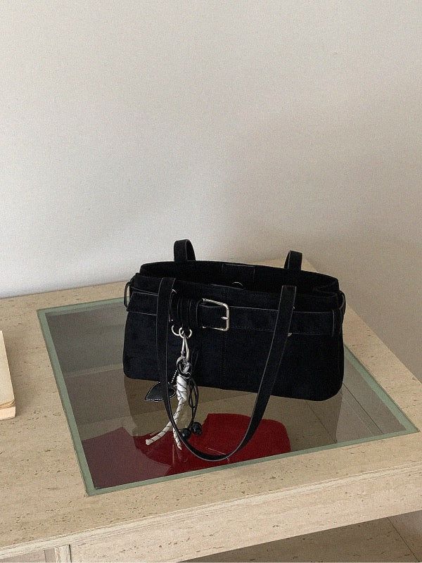 SUEDE 90'S LOVE BELTED BAG (4COLORS!)