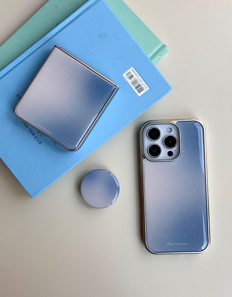 [MADE]ヘイズ シルバー エポキシ バンパー iPhoneケース