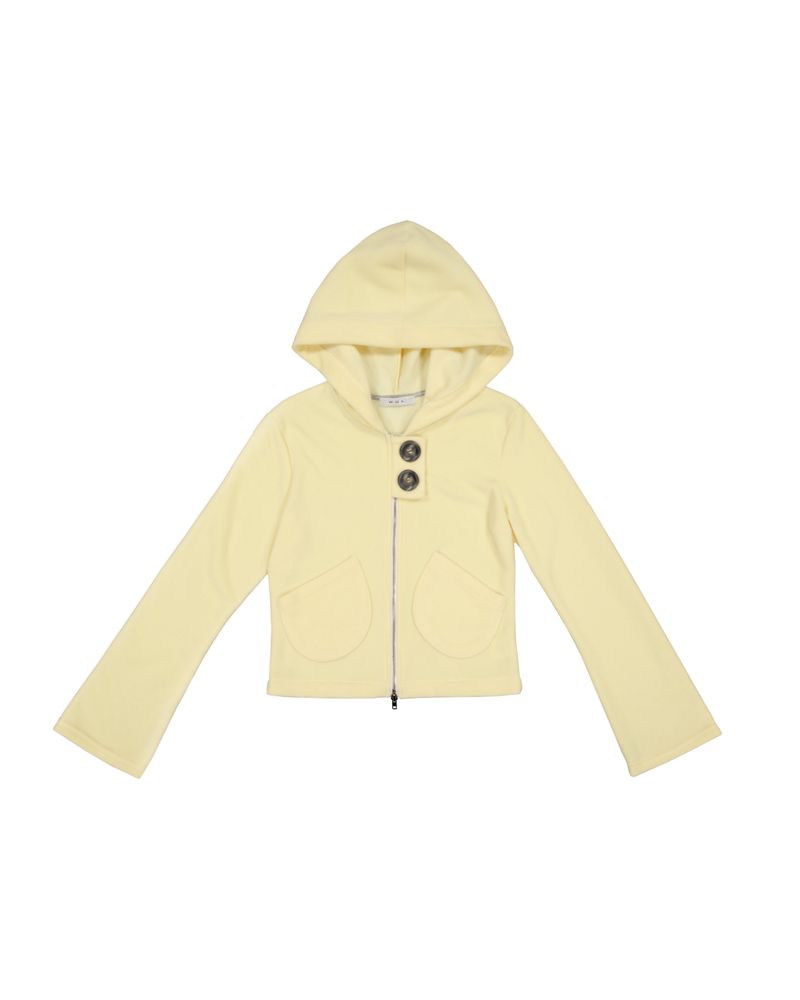 Pocket Fleece Hoodie Jacket [Lemon]