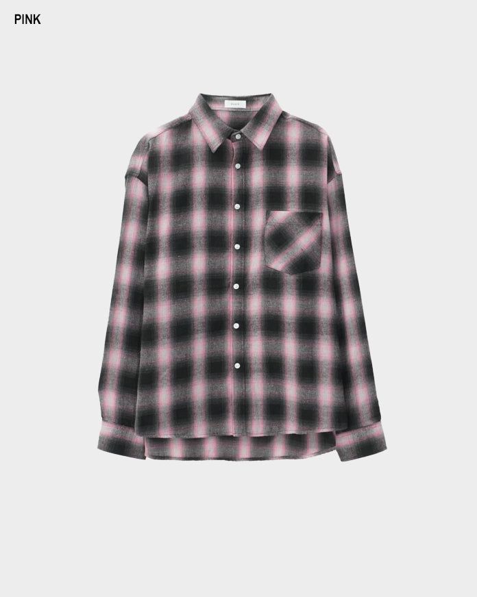 Spray check shirt