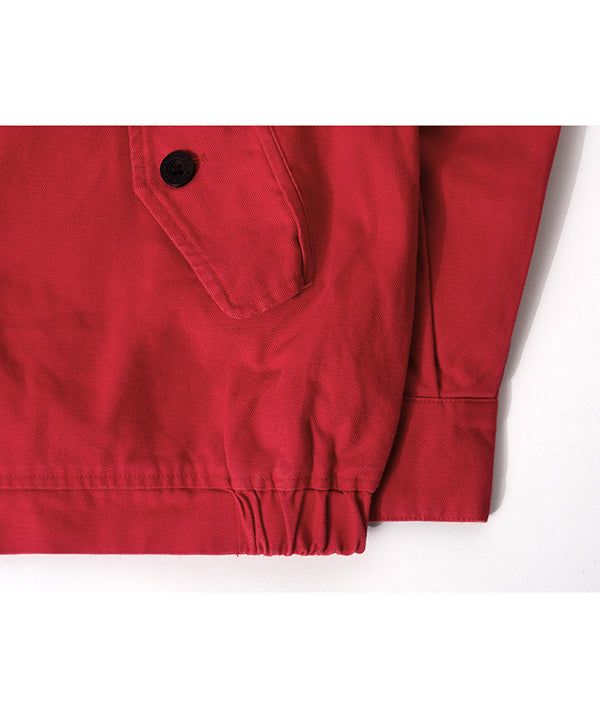 LB Washed Oxford Harrington Jacket (Red)