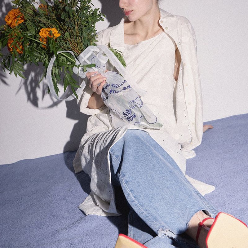 Melly&Rose（メリーアンドローズ）の「MELLY SHEER LONG ONE PIECE（Dresses）」