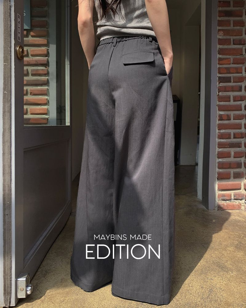[MADE] Chen lyocell wide slacks