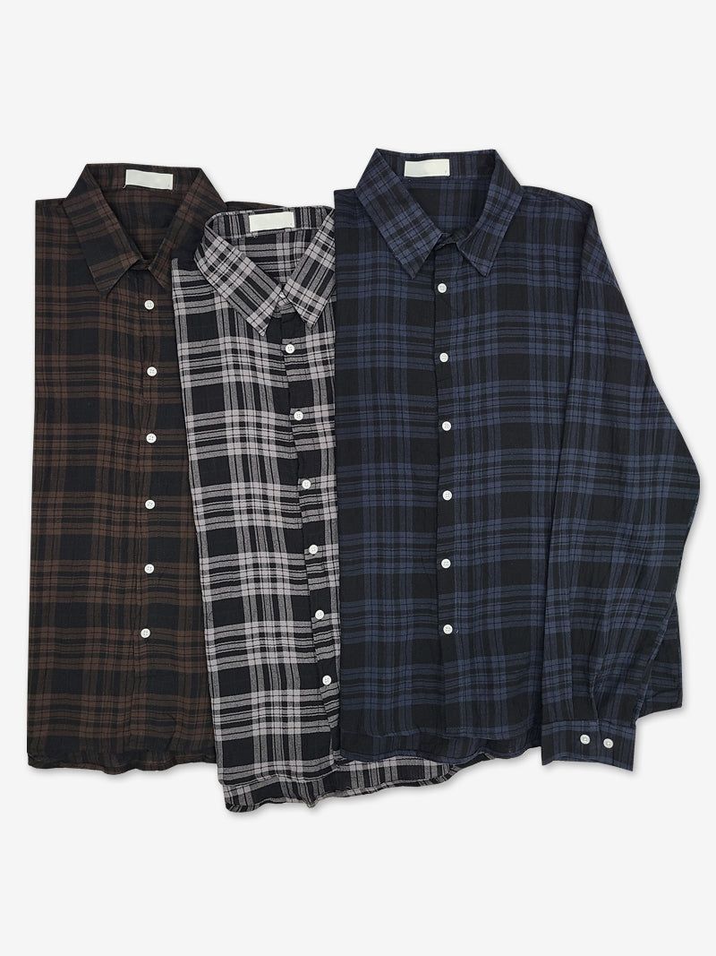 Moil Grunge Check Shirt 3C