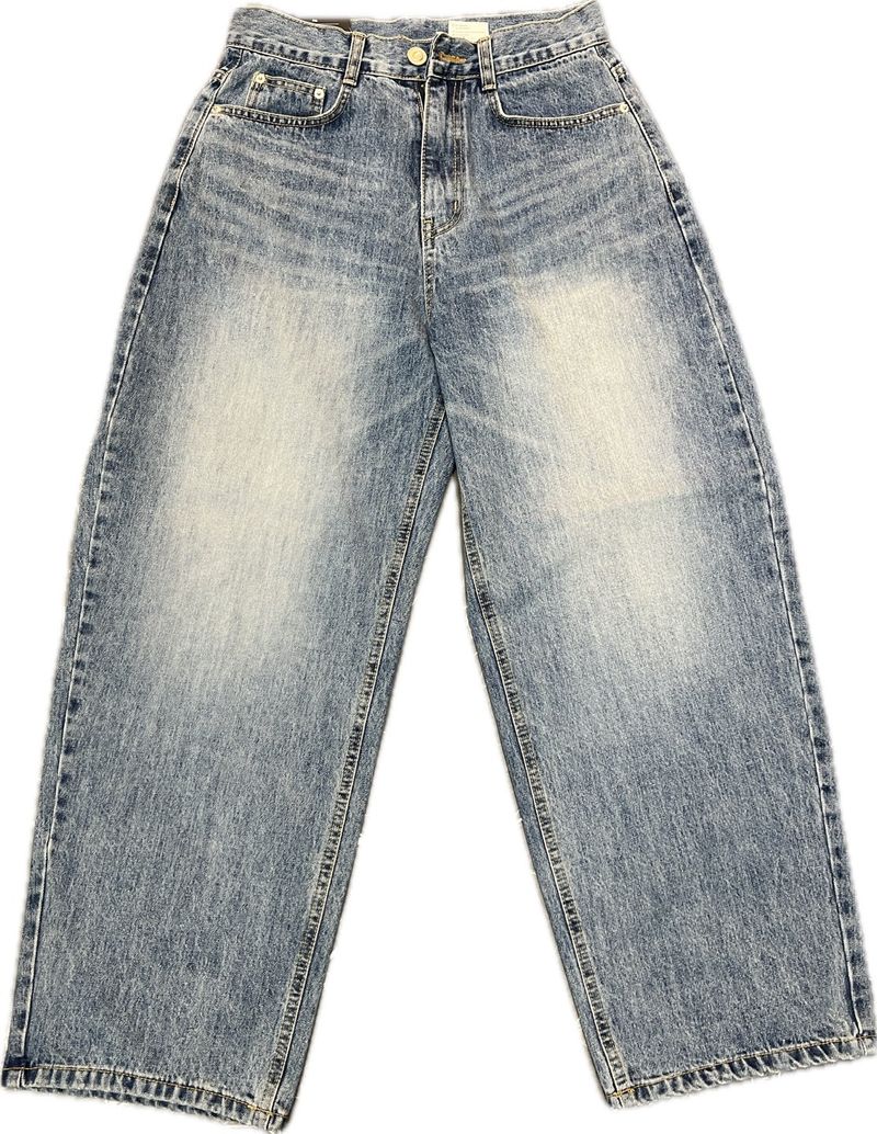 Blues Wide Denim Pants (2 Colors)
