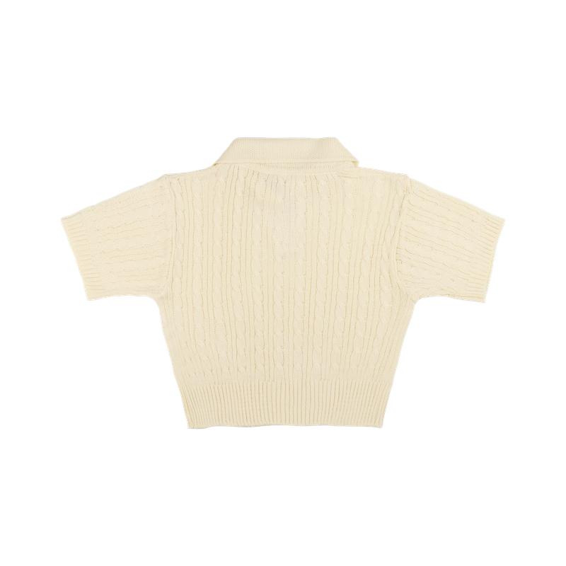 FINE CABLE CN SWEATER