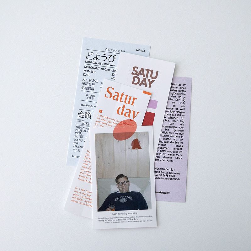 Saturday sticker package