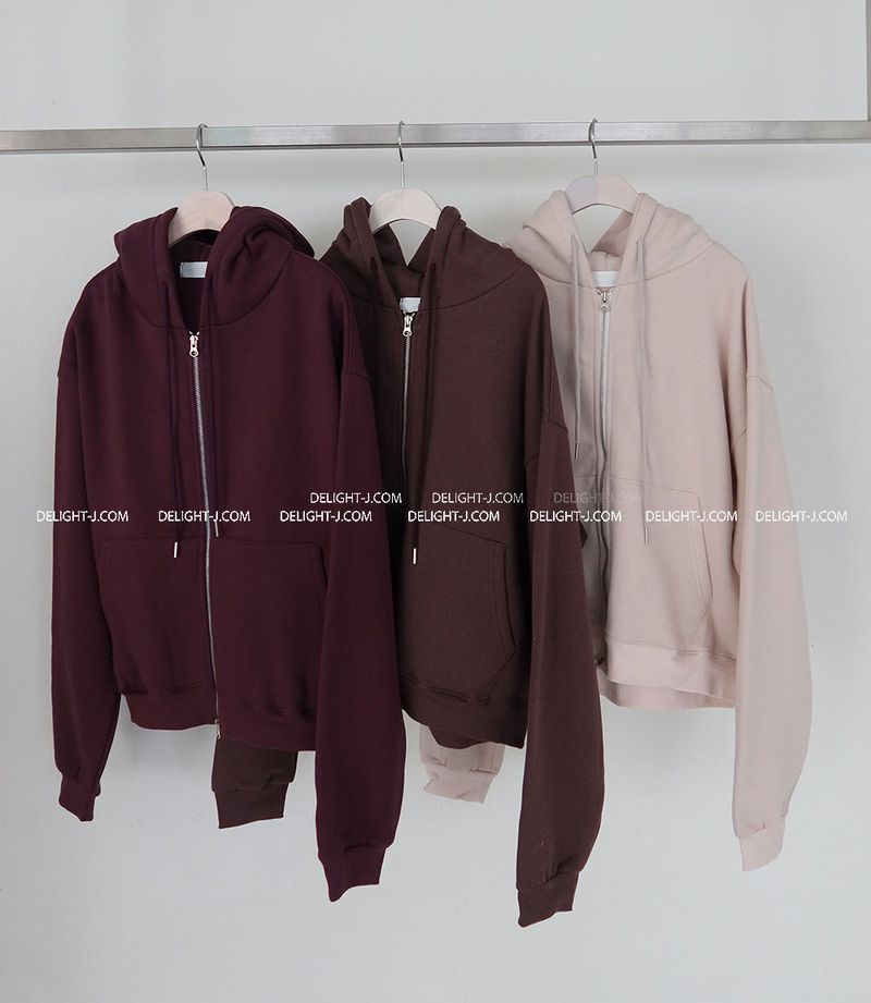 Napping Two-Way Daily Hooded Zip-Up
