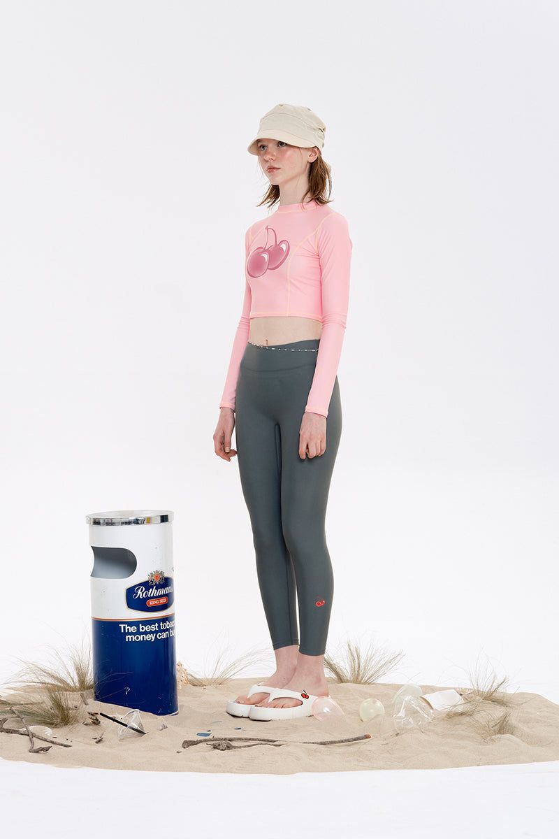 BIG CHERRY CROP RASHGUARD [PINK]