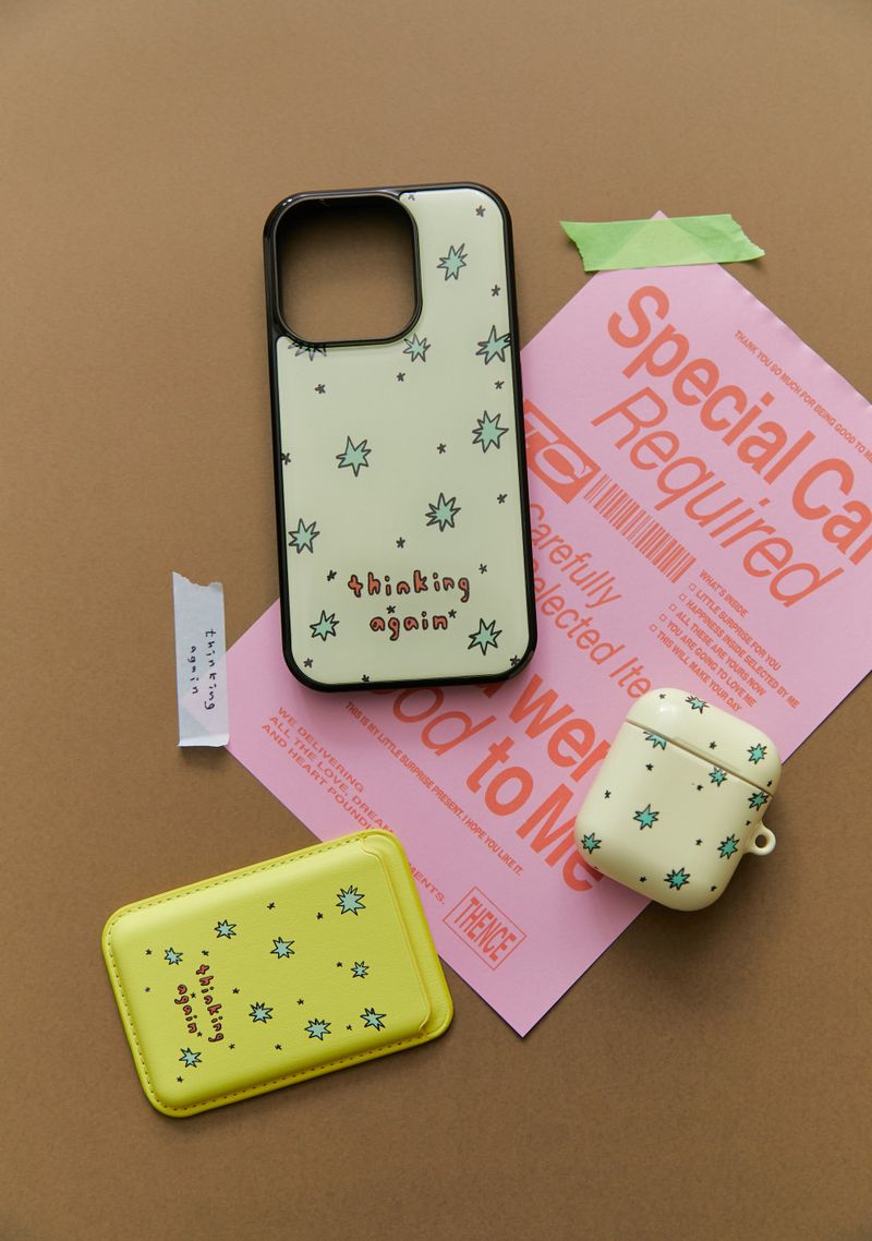 thinking again epoxy phone case