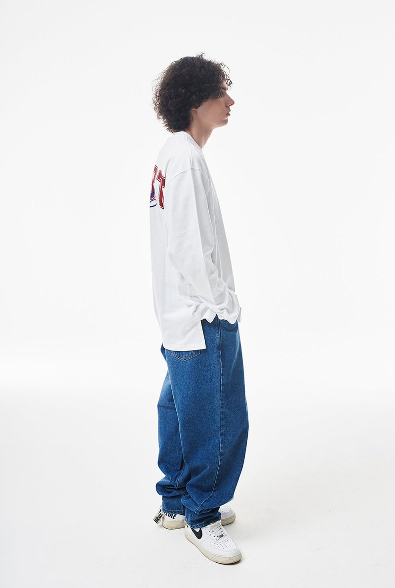 MBSRCOPT100 MID90 BAGGY DENIM PANTS DEEPBLUE