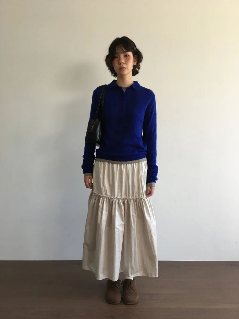 DUGGY（ダギー）の「エル スリム カラー ニット (4color)（トップス）」