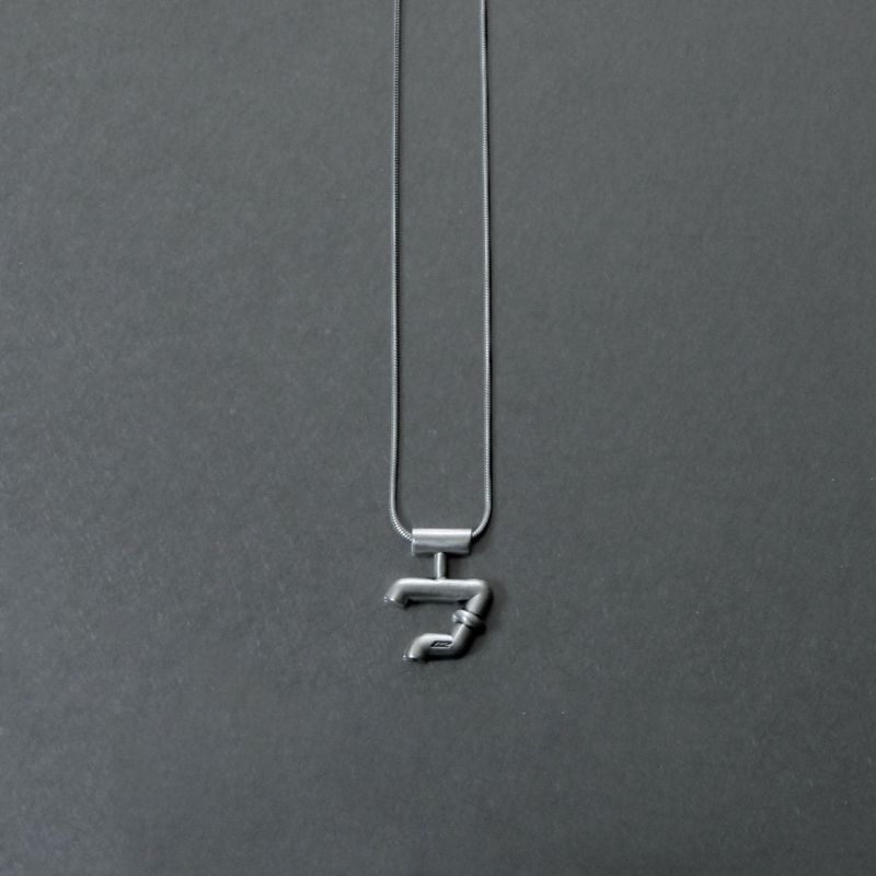 [ORDER MADE] CUTTING PIPE A-TYPE NECKLACE