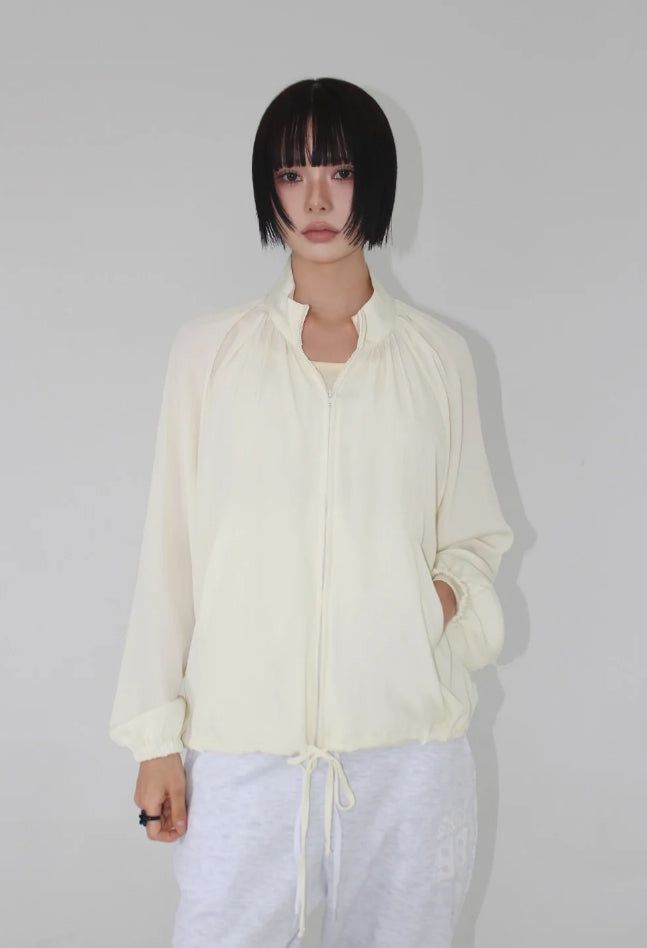 AAKE（アケ）の「LIGHT SHIRRING JUMPER（Jackets/Outerwear）」