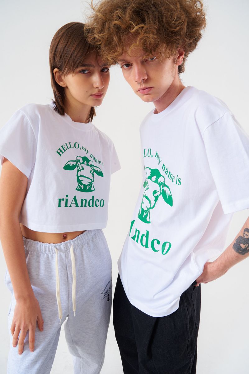 Hello Tee White
