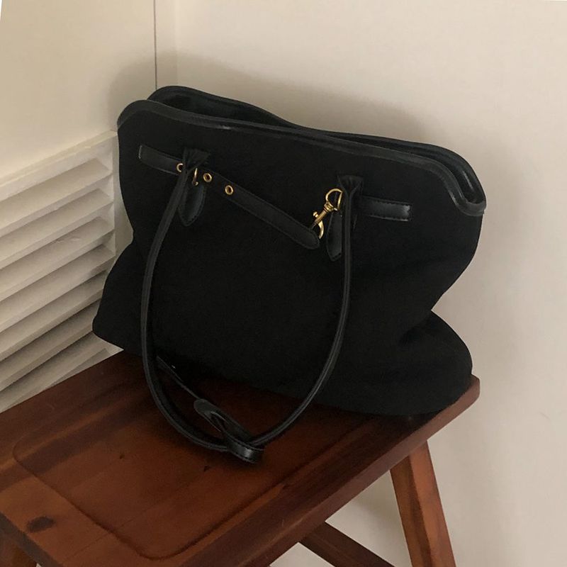 [3color] Nouvel, suede buckle shoulder bag & toad bag