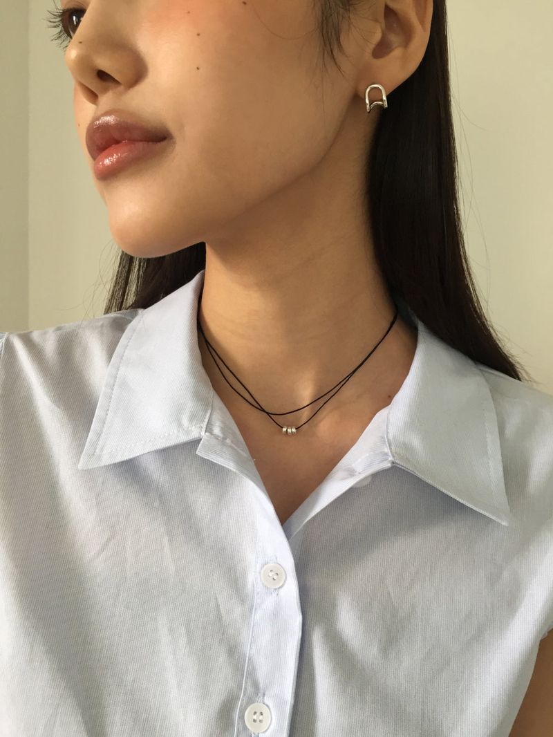 DUGGY（ダギー）の「[Silver 925]Donut double choker (1color)（Accessories）」